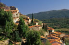The terraces of Eus, Pyrénées-Orientales. (99kb)